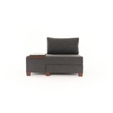 Atelier Del Sofa fotelja na razvlačenje perenna linen left anthracite