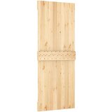  Klizna vrata s priborom za montažu 80 x 210 cm masivna borovina | shoptok.hr