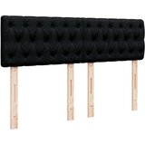 vidaXL Krevet s oprugama i madracem crni 140x200 cm od tkanine | shoptok.hr