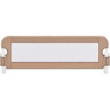  Sigurnosna ogradica za dječji krevet bež 120 x 42 cm poliester | Eponuda.com