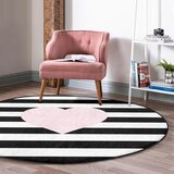 Mila Home Crno-bijeli dječji tepih ø 100 cm Comfort – | shoptok.hr