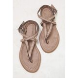 Trendyol Shoes Ženske sandale Takss25Sd00061, Bež Cene
