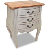 vidaXL Nočna omarica iz masivnega predelanega lesa 48x35x64 cm Cene