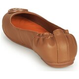 Tommy Hilfiger TH HARDWARE LEATHER BALLERINA Smeđa | shoptok.hr
