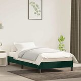  Okvir za krevet bez madraca tamnozeleni 90x190 cm baršunasti | shoptok.hr