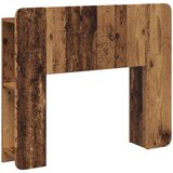  Glava kreveta s ormarićem Staro drvo Konstruirano drvo - Staro drvo 80 cm | shoptok.hr