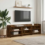 TV ormar 168 x 33 x 47 cm Dimljeni hrast Konstruirano drvo Cijene