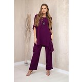 Kesi Włoski Set of blouse + pants with pendant dark khaki | ePonuda.com