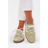 Boto Low Leather Women's Sneakers Lime Ismina | shoptok.hr
