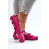 S. BARSKI Suede Comfortable Loafers Fuchsia Giovana | Shoptok.si
