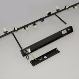 SCHÖNER WOHNEN 14505-18 - led luster na šipci dubai 13xG9/3W/230V crna/dimljena | Eponuda.com
