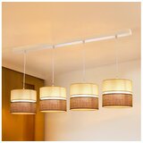  Brilagi - Visilica na sajli ROYAL YUTE 4xE27/15W/230V bež/krem/bela | Eponuda.com