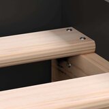  Kreveta s uzglavljem i podnožjem crni 75 x 190 cm | shoptok.hr