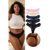 Trendyol ženski set gaćice model Tbbss26Cm00011, plava-multikolor Cene