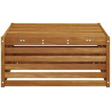 Vanjski stol Čvrsto drvo akacije Prirodna 79 x 79 x 37 cm - Prirodna stol | shoptok.hr