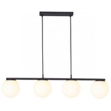  Redo 01-3156 - Luster na sajli BOWLING 4xE27/42W/230V, crne boje | Eponuda.com