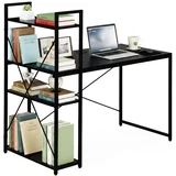 radni sto 120x60 cm sa policama black TH-SD-1