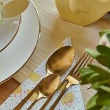 Dekordom Pribor za jelo abele 16kom - gold - hml Dekordom Pribor za jelo abele 16kom - gold - hml Slike