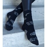 Gemre Black and White Warm Socks Sella | Shoptok.si