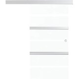  Klizna vrata od stakla ESG i aluminija 90 x 205 cm srebrna | shoptok.hr
