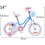  Royalbaby star girl bicikl za djevojčice 14 inča plavi rb14g-1 | shoptok.hr