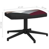  Stolica za opuštanje s osloncem za noge patchwork od tkanine | shoptok.hr