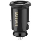 Baseus Avtomobilski polnilec Cigar Lighter z 2 USB priključkoma 15,5 W, Črna, (5000190845) | Shoptok.si