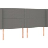  Box spring postelja z vzmetnico LED temno siva 200x200 cm blago, (20726547) | Shoptok.si