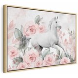  Slika - Gallop Among the Roses (1 Part) Wide 60x40 U prirodnom drvenom okviru | shoptok.hr