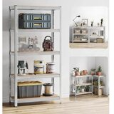 Epro Metalna montažna polica Standard 180x90x30cm, metal-drvo, 875kg (5x175kg) Slike
