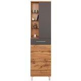 Premium Living Visoka Omara Float, Hrast, Antracit Cene