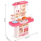 ECO TOYS Dečija kuhinja sa zvukom, LED svetlom, sudoperom i 10 dodataka roze ECOTOYS | ePonuda.com