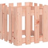 Maison Chic Vrtno korito - Greda - Cvetlični Lonec z ograjico 40x40x40 cm trden les douglas, (21790277) | Shoptok.si