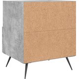  Noćni ormarići 2 kom boja betona 40x35x47,5cm konstruirano drvo | shoptok.hr
