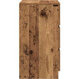  Noćni ormarići s 3 ladice 2 kom staro drvo 39x35x65 cm | Eponuda.com