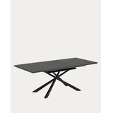 Kave Home Raztegljiva jedilna miza z dodatno ploščo s keramično ploščo 90x160 cm Theone – | Shoptok.si