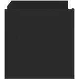  Stolić za kavu crni 100 x 50 x 50 cm od konstruiranog drva | shoptok.hr