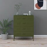 vidaXL Ladičar maslinasti 80 x 35 x 101,5 cm čelični Cijene