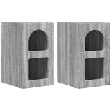  Nočna omarica 2 pcs Siva Sonoma 29,5 x 35 x 50 cm, (5000107230) | Shoptok.si
