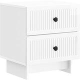  Noćni ormar s ladicama Bijela visokog sjaja 43 x 34,5 x 47,5 cm | shoptok.hr