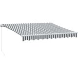  Tenda na ručno uvlačenje LED antracit i bijela 300 x 250 cm | shoptok.hr