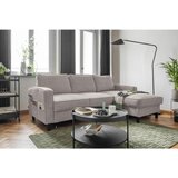 MID.YOU KOTNA SEDEŽNA GARNITURA, struktura sivobela | Shoptok.si