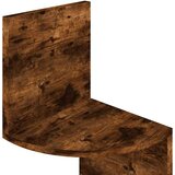  Zidne kutne police boja hrasta 19x19x123 cm konstruirano drvo | shoptok.hr