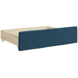  Dnevni krevet na razvlačenje s ladicama plavi 100x200 cm baršun | shoptok.hr