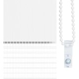 vidaXL Zebra senčilo bela 110x200 cm tkanina širina 105,9cm poliester | Shoptok.si