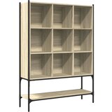 Furnova Knjižna omara sonoma hrast 102x30x141,5 cm inženirski les, (21932403) | Shoptok.si