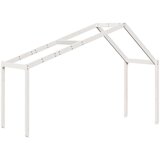 vidaXL Visoki krevet s krovom bijeli 90 x 190 cm od masivne borovine | shoptok.hr