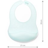 BabyOno silikonski podbradak ultrathin 6 m+, mint | shoptok.hr