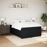  Krevet s oprugama i madracem crni 160x200 cm baršunasti | shoptok.hr