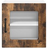  Zidni stakleni ormarić 2 pcs Dimljeni hrast 40 x 31 x 40 cm | shoptok.hr